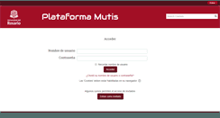 Desktop Screenshot of mutis.urosario.edu.co